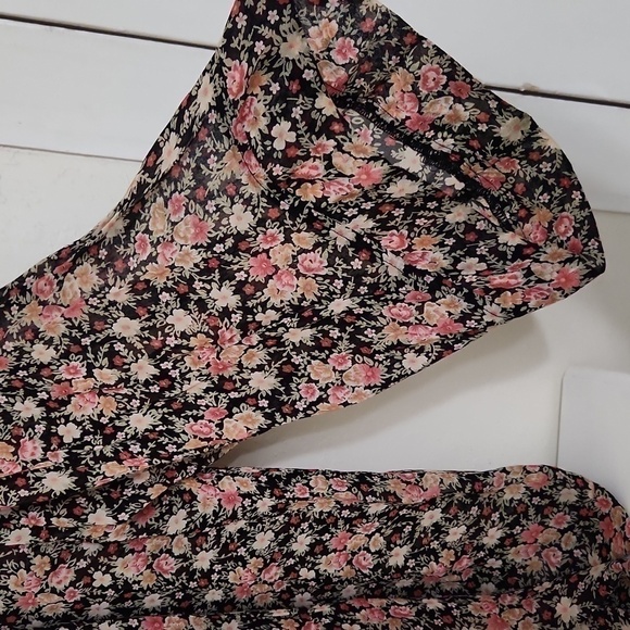 New Free People Floral Kimono Boho Peasant lagenlook Bohemian Fall Anthropology - Picture 5 of 6